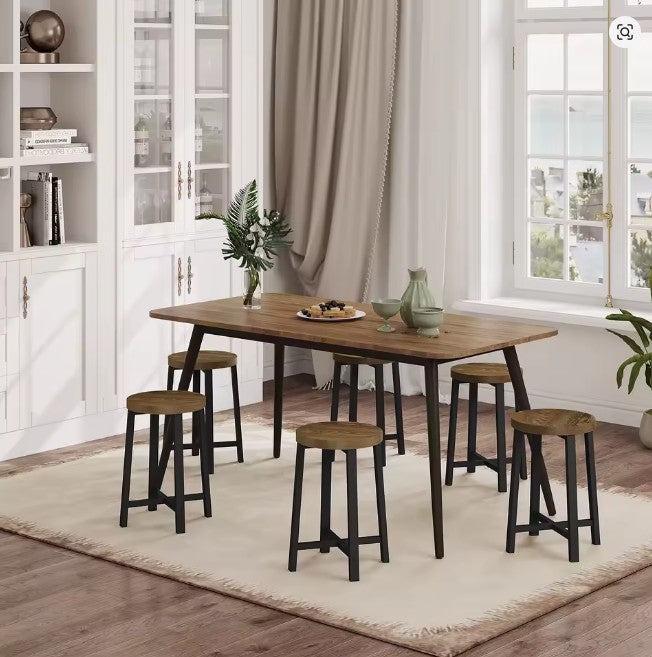 Sgabello da Cucina con Gambe in Metallo – Sgabello Moderno per Sala da Pranzo, Bar e Ristorante