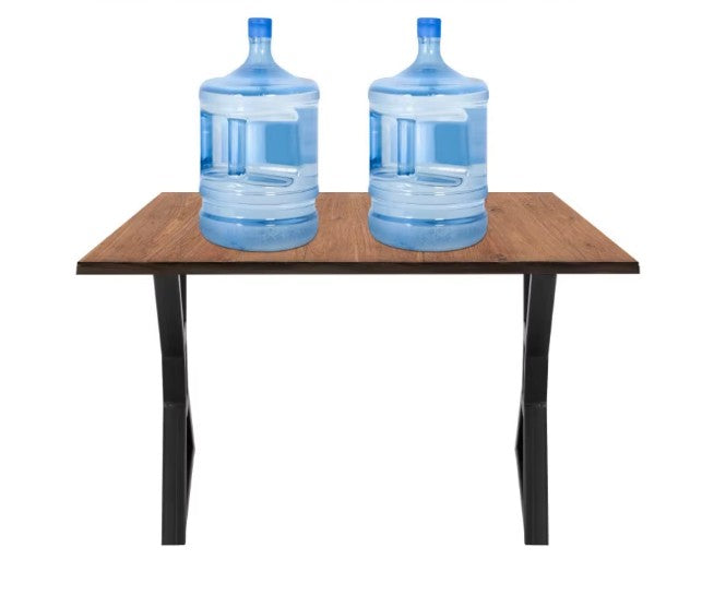 Gambe per Tavolo a X in Ferro Nero 60x71 cm – Base Tavolo Stile Industriale